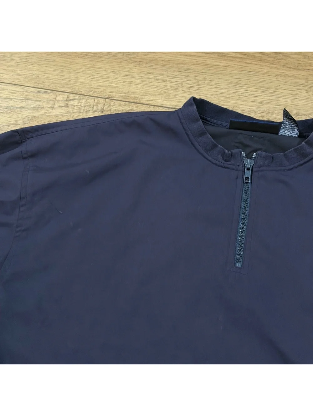 Vtg 90s Pivot Rules Golf Windbreaker Jacket Navy Blue L